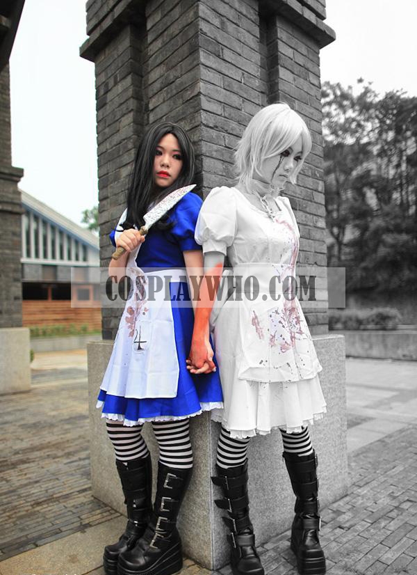 Alice-Madness Returns Alice Cosplay Costume - No Stain