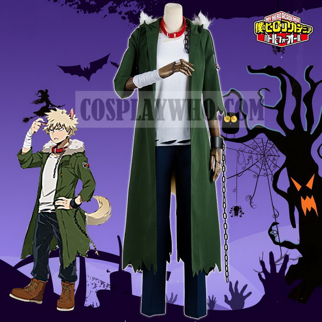 Boku no Hero Academia Katsuki Bakugo Cosplay Halloween Costume,Costume